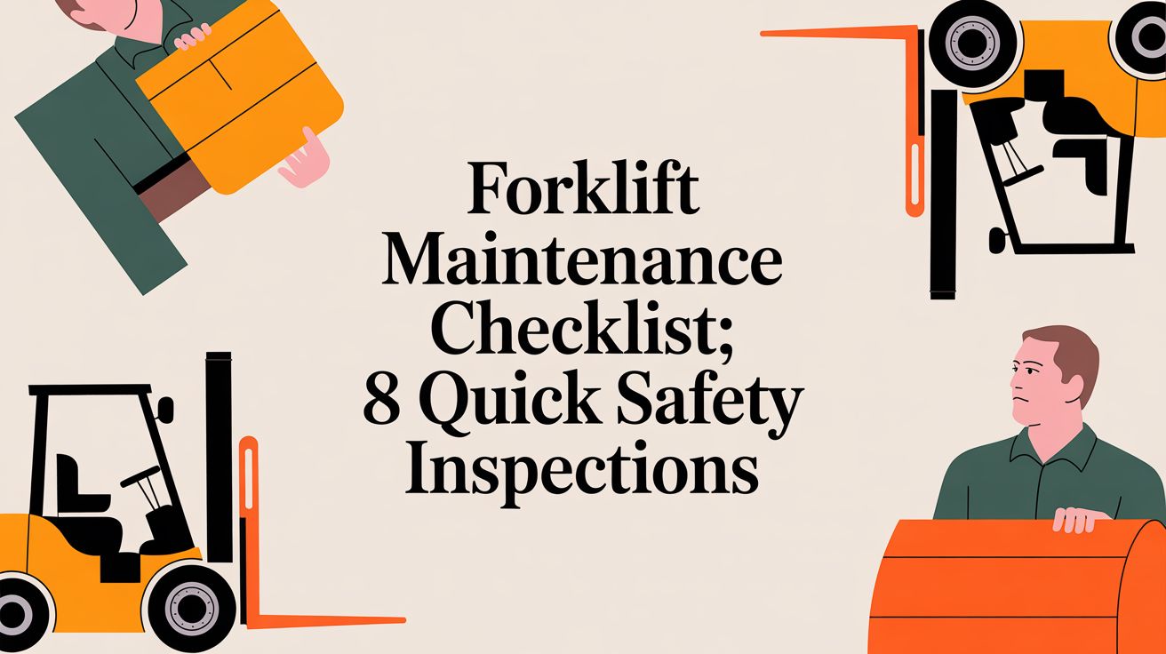 forklift maintenance checklist: 8 quick safety inspections