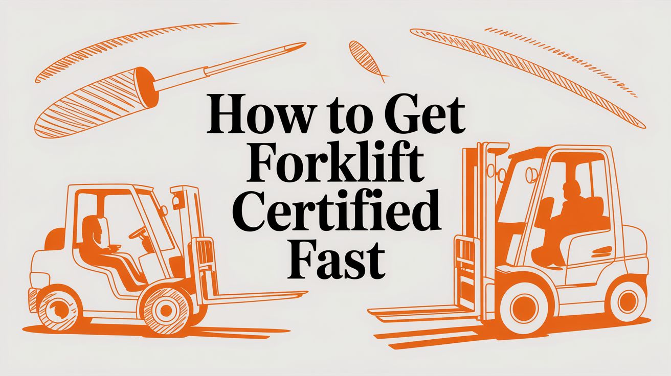 How to Get Forklift Certified Fast