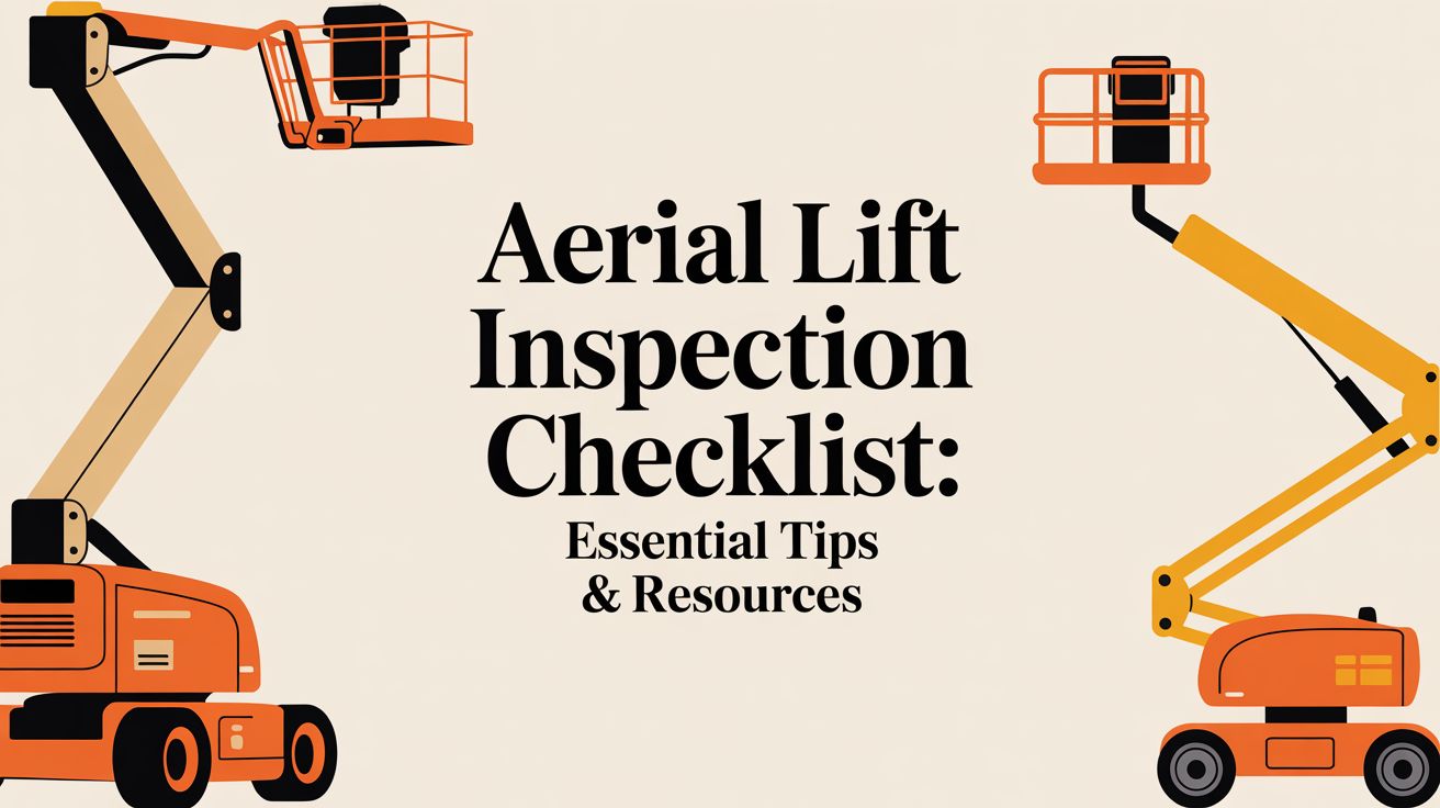 Aerial lift inspection checklist: Essential tips & resources