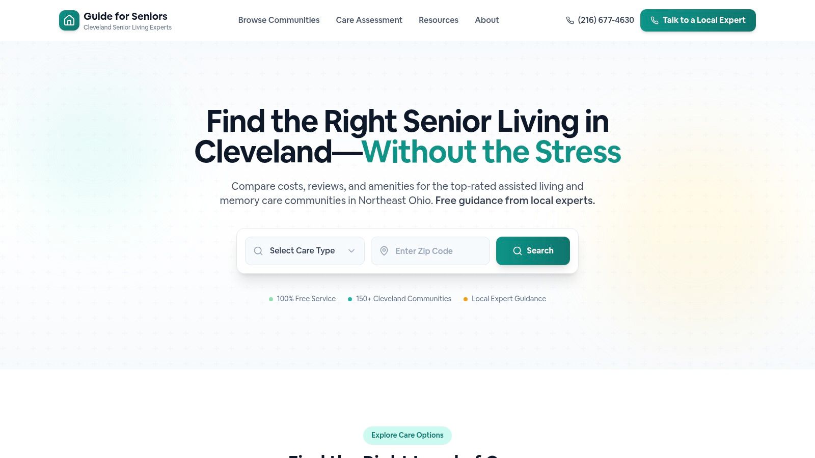 Guide for Seniors (local Cleveland placement advisors and directory)