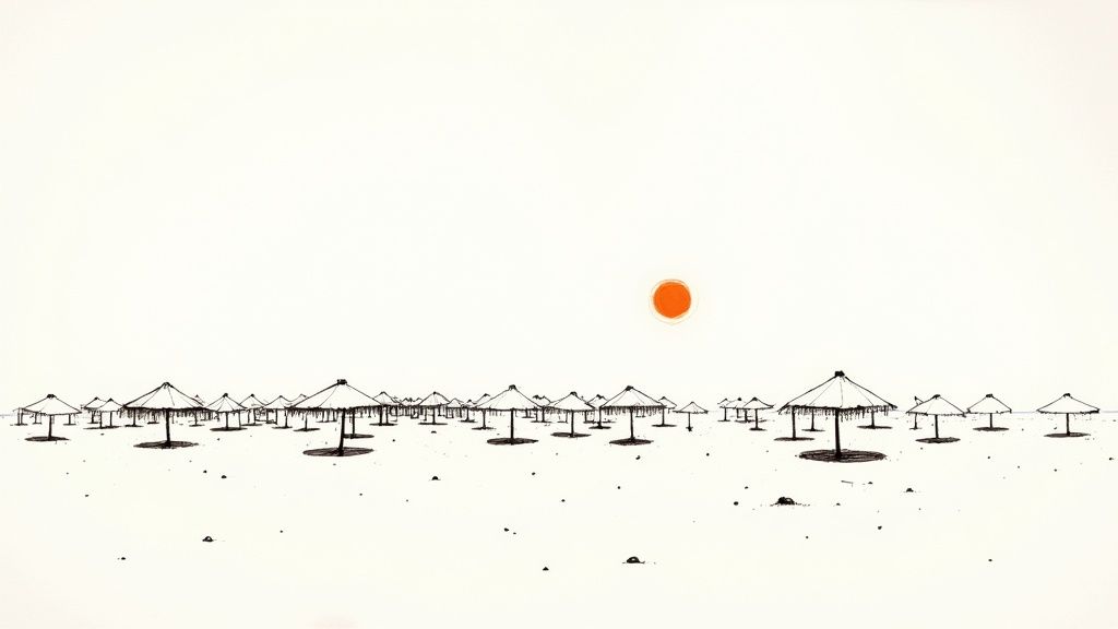 A group of people collaborating on a strategy board, representing the creation of a competitive positioning framework.