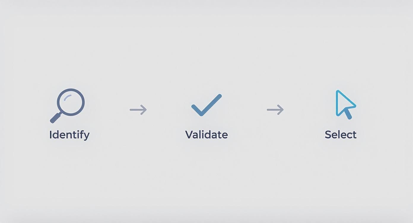 Infographic about market positioning matrix