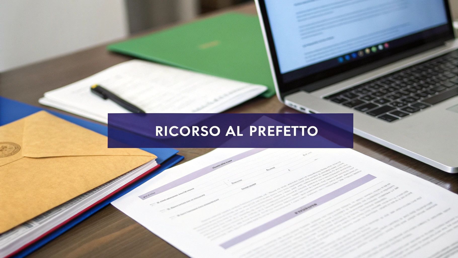 Ufficio del prefetto con documenti