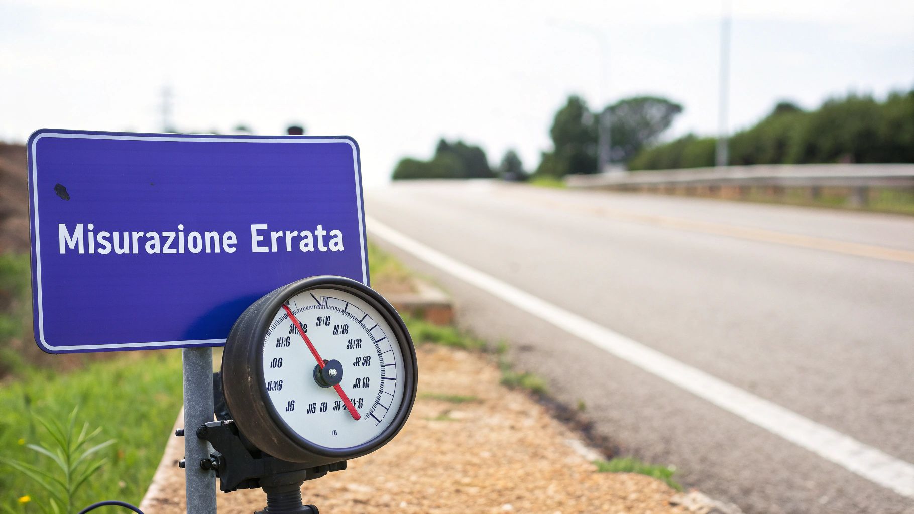 Errori nella misurazione della velocità o di altri parametri tecnici