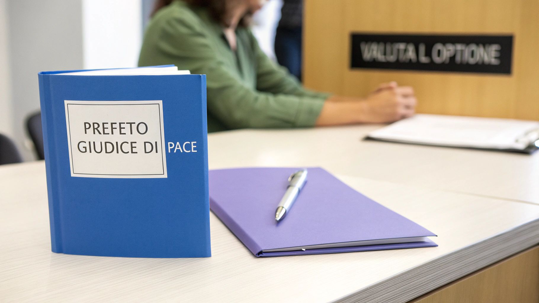 Un automobilista che esamina attentamente una multa stradale, riflettendo sulla possibilità di fare ricorso