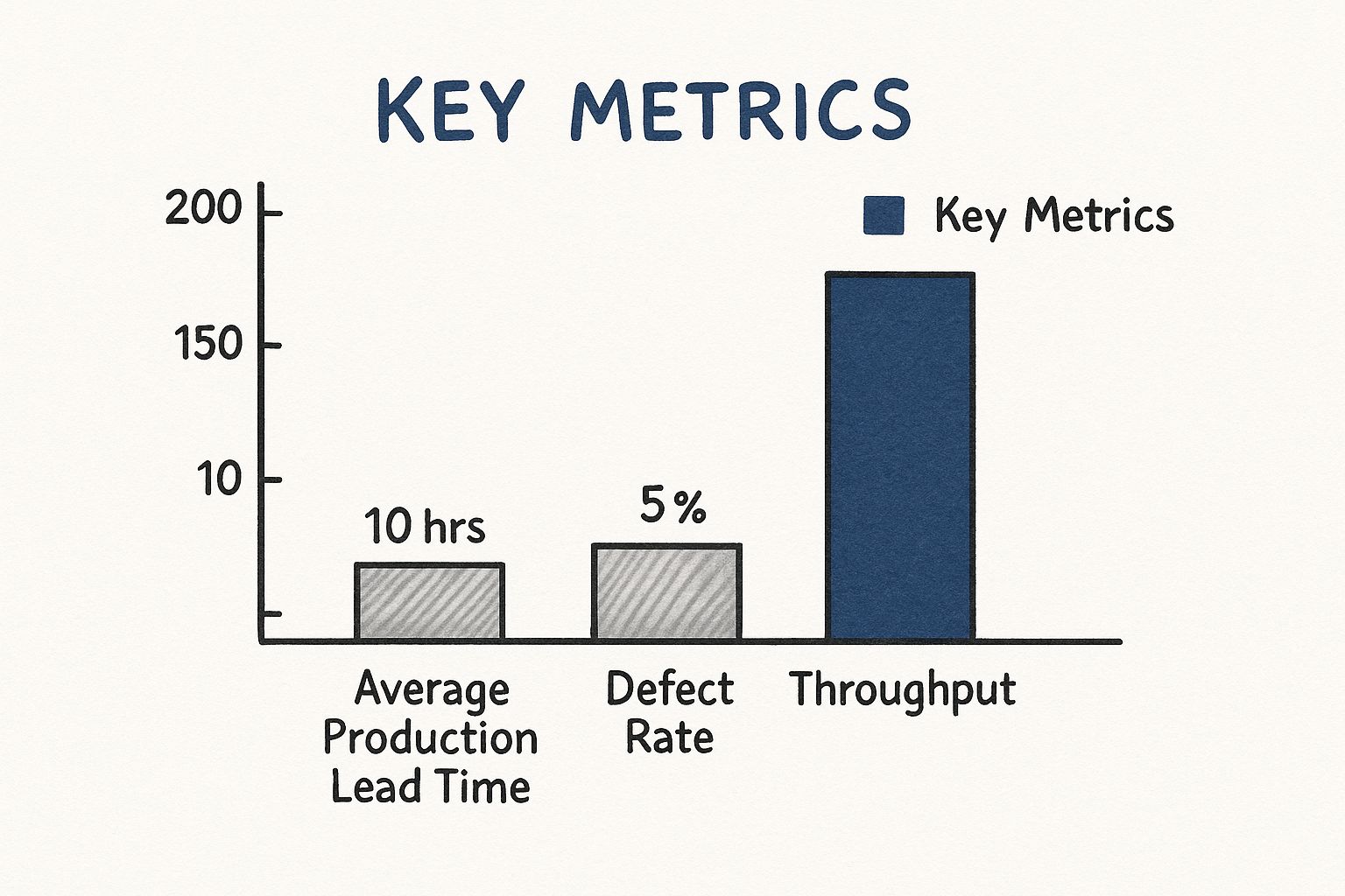 Infographic about improve manufacturing processes