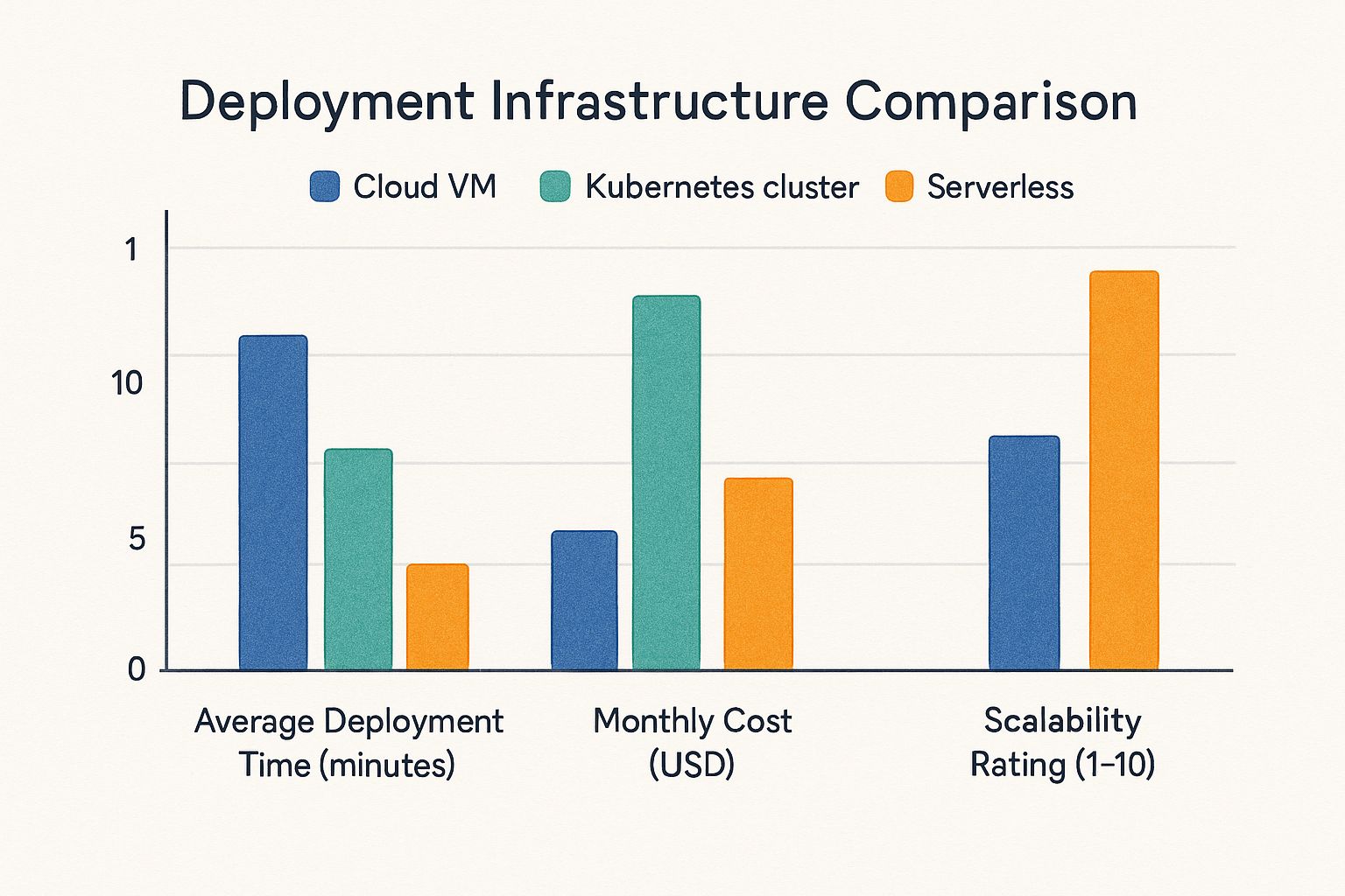 Infographic about machine learning model deployment