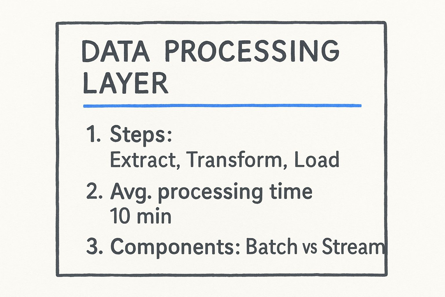 Infographic about data science architecture