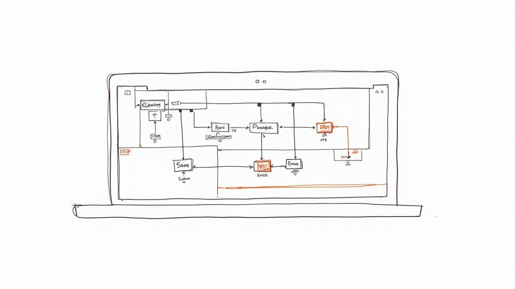 Image showing people collaborating on a process map