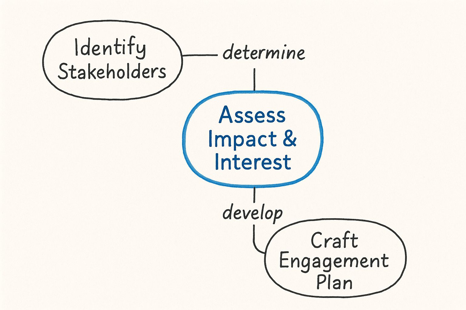 Infografía sobre qué es el análisis de stakeholders