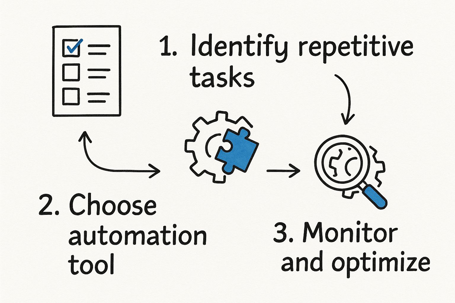 Infographic about automate repetitive tasks