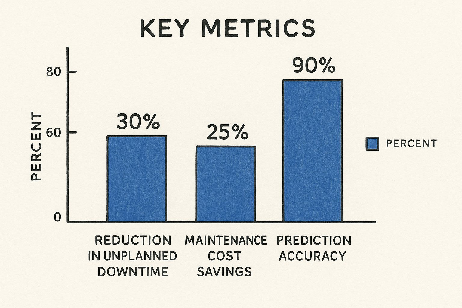 Infographic about machine learning for predictive maintenance