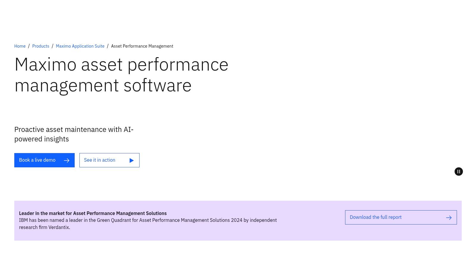 IBM Maximo Predict