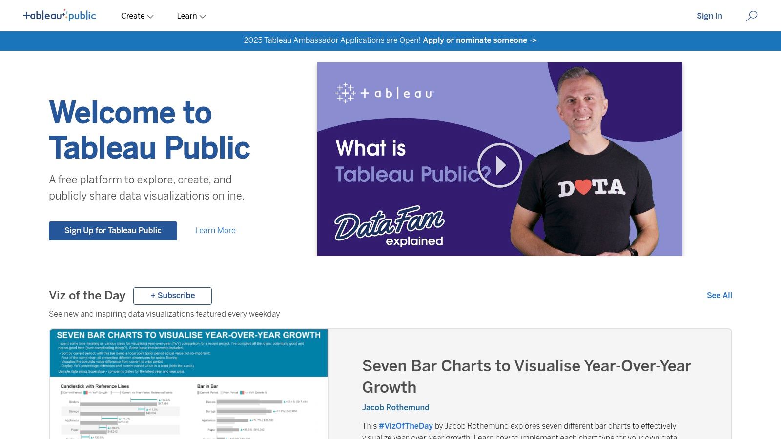 Tableau Public Gallery