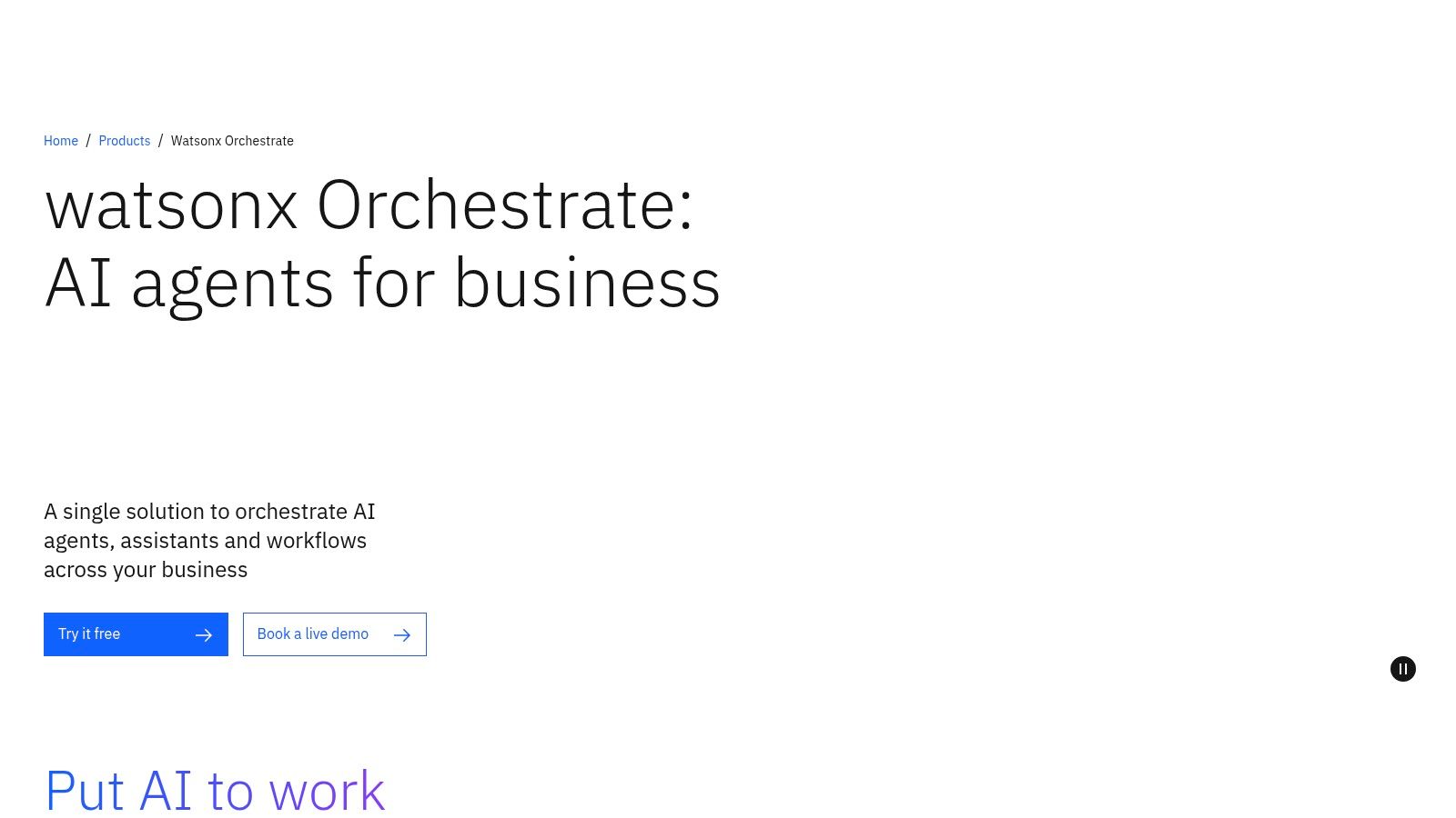 IBM Watson Orchestrate