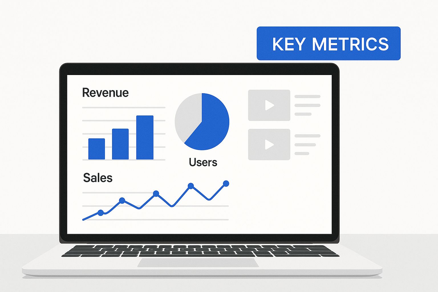 Infographic about video marketing analytics
