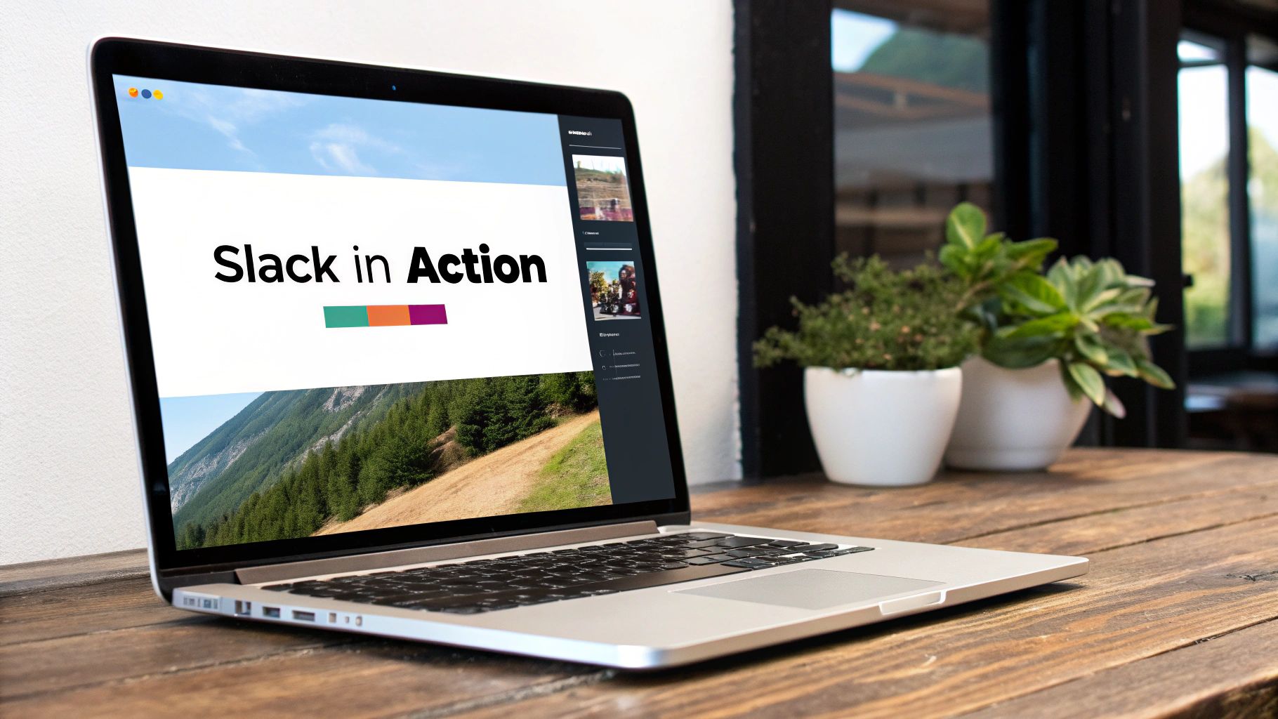 Slack's Product Demo Video Landing Page