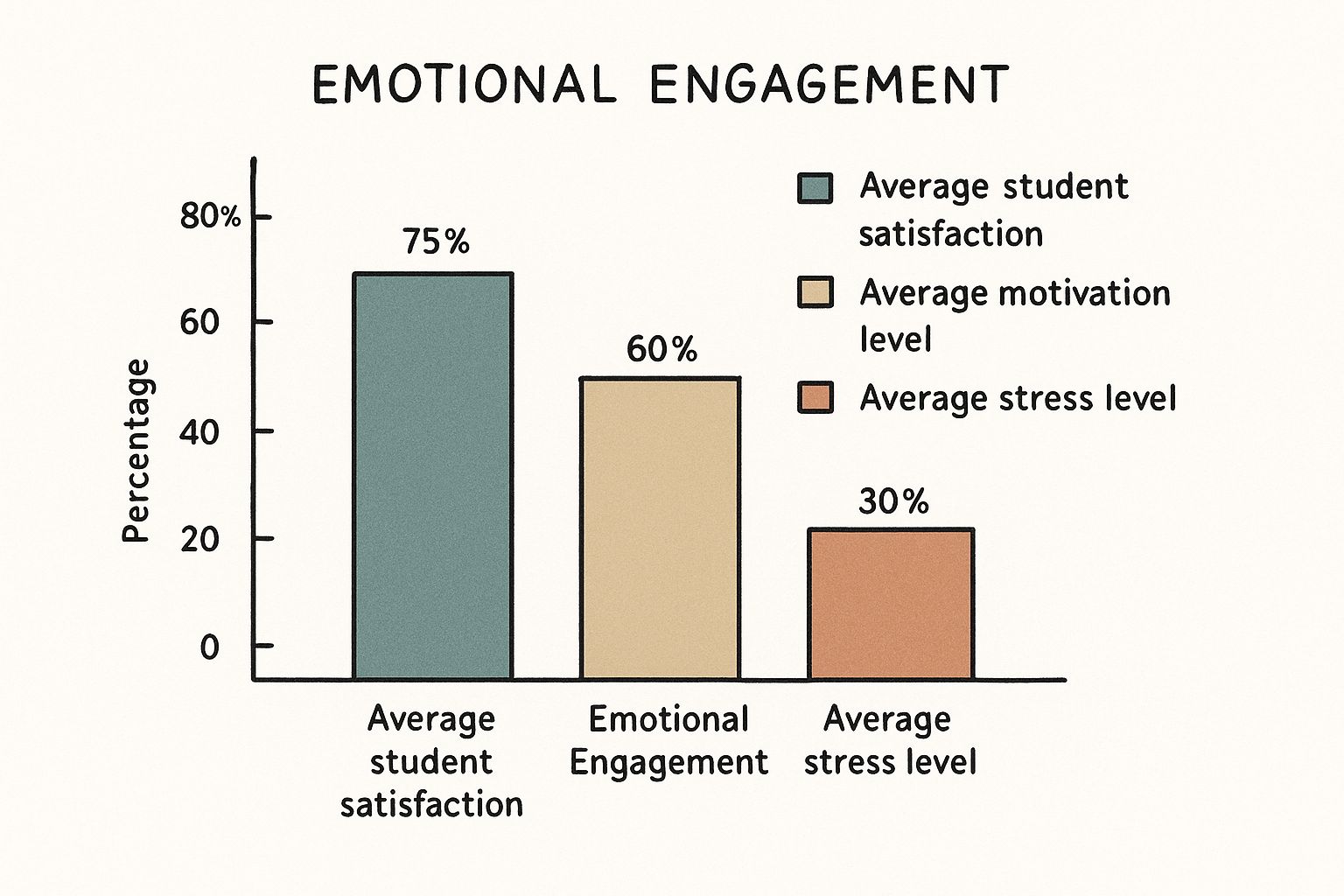 Infographic about how to measure student engagement