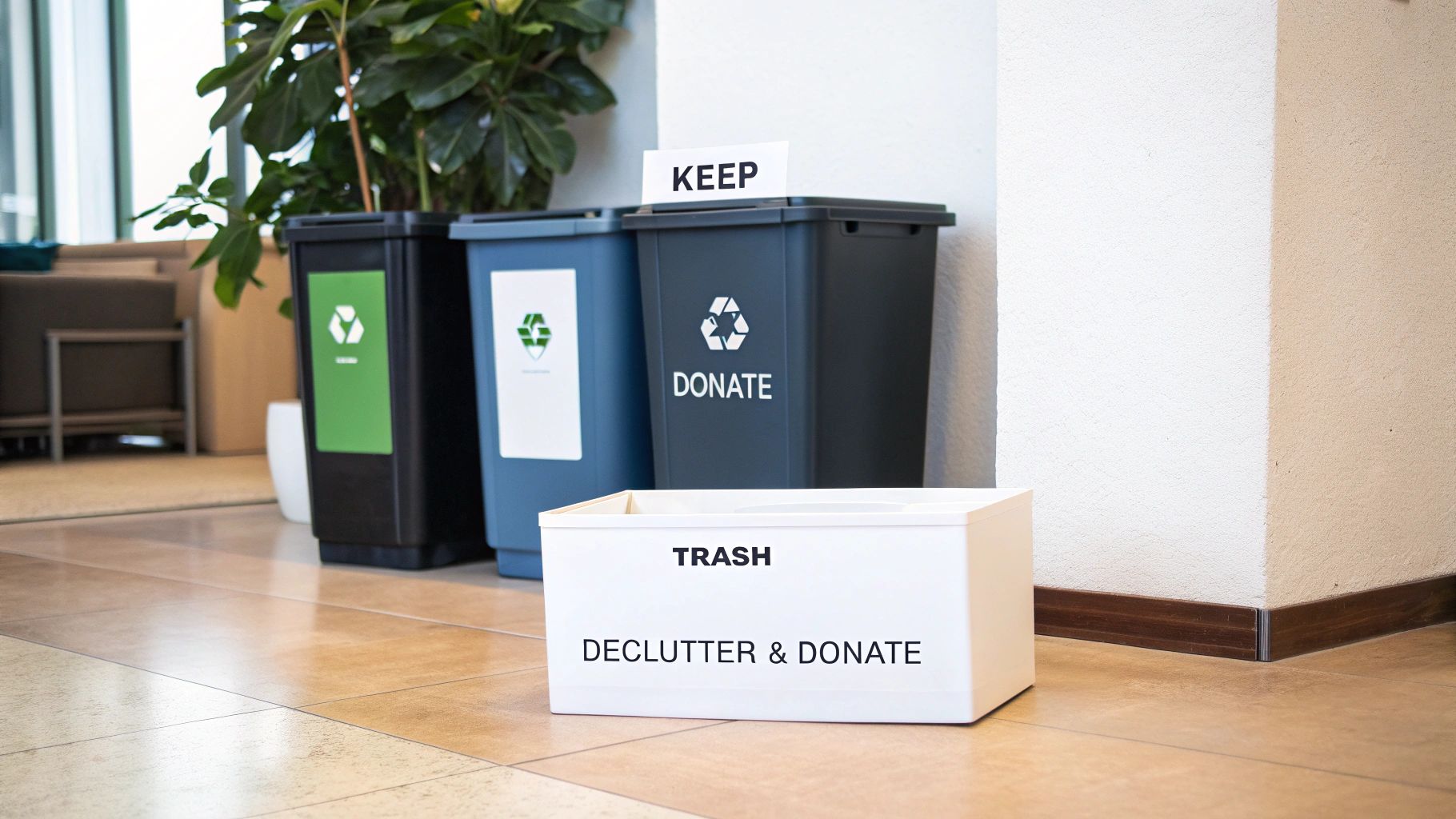 Declutter and Donate Before You Pack