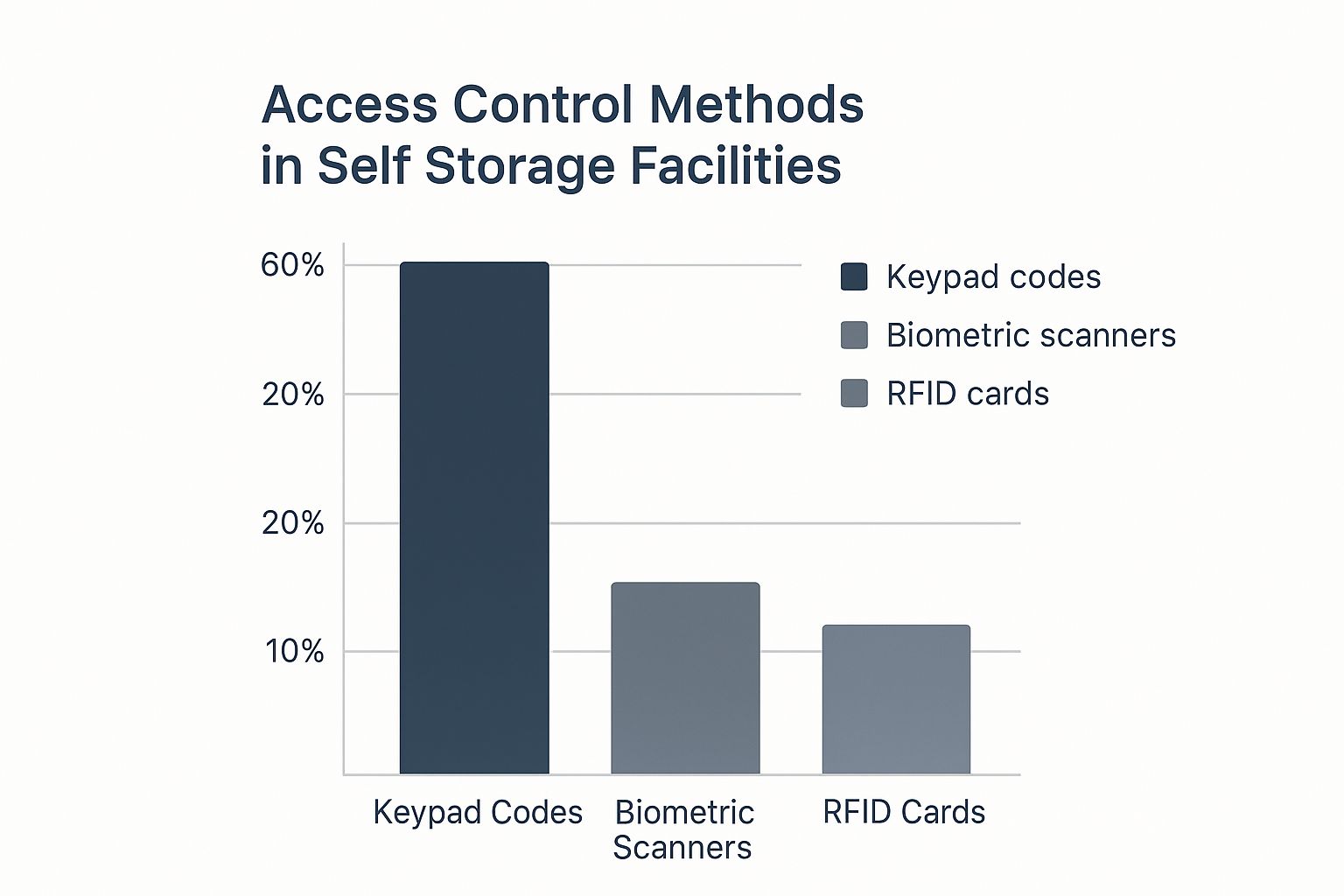 Infographic about self storage security