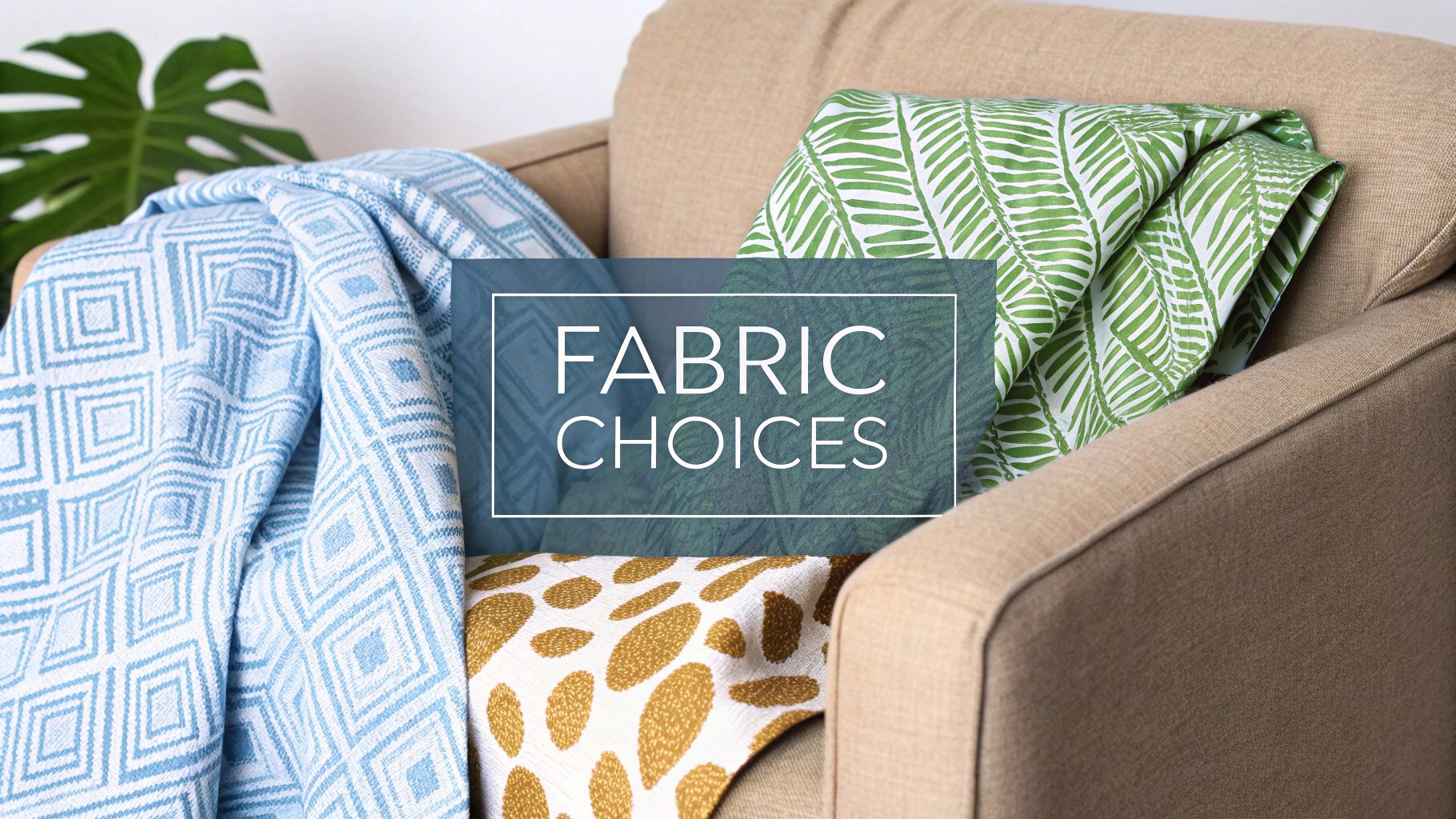 a stylish, neutral-coloured sofa cover fitted perfectly in a modern living room