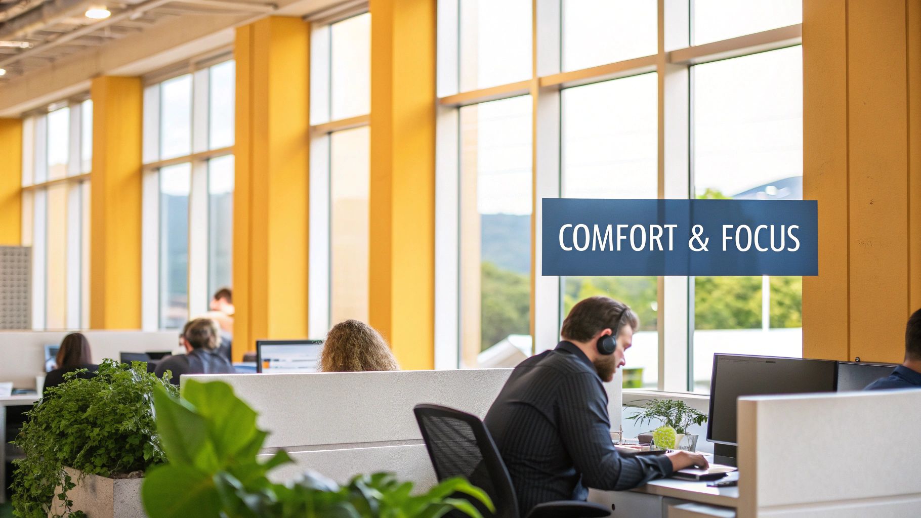 A modern commercial building with tinted windows reflecting the sky, showcasing an elegant and professional exterior.