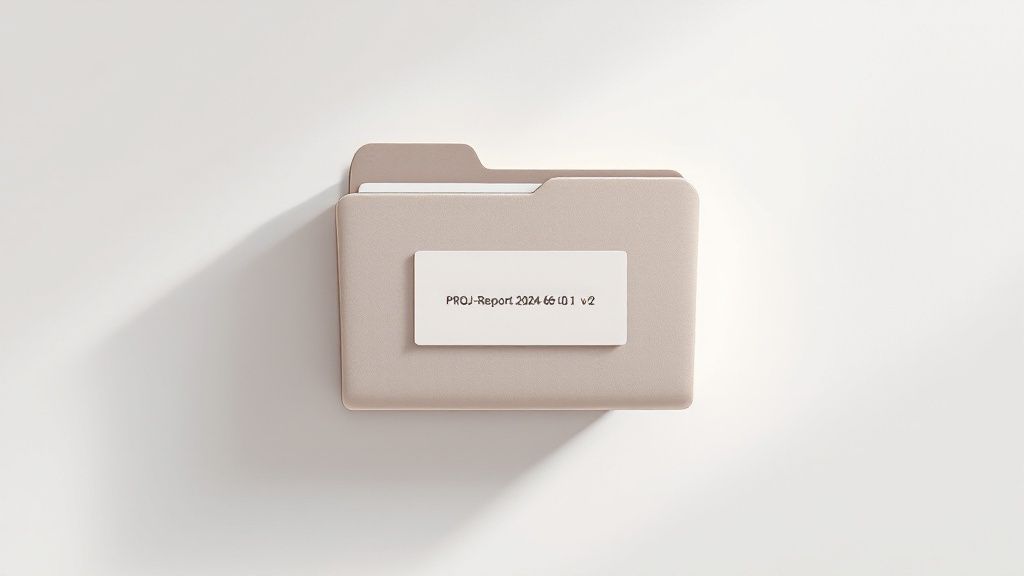 Implement a Comprehensive Document Naming Convention