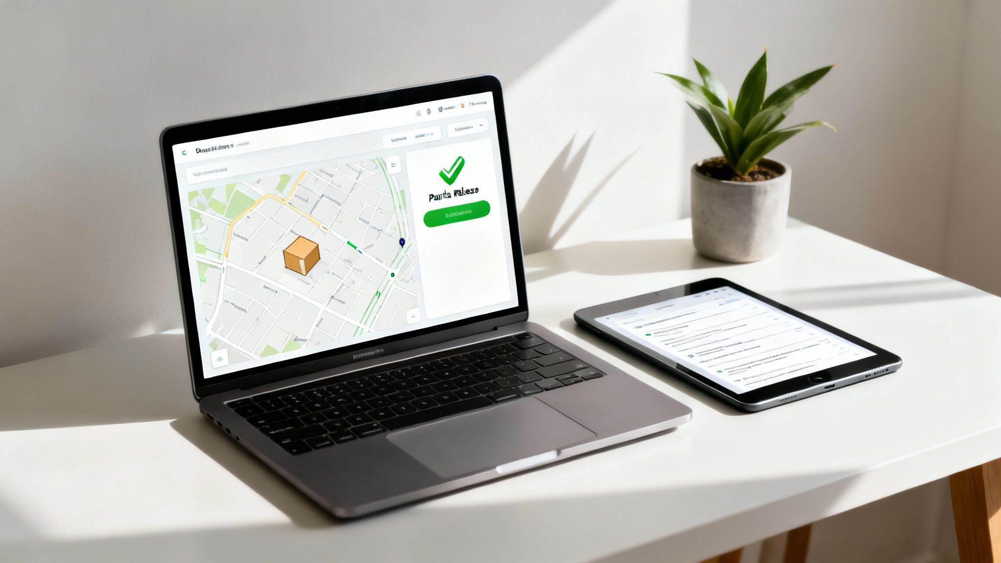 A professional working efficiently on a computer, symbolizing the streamlined workflow of modern tech.