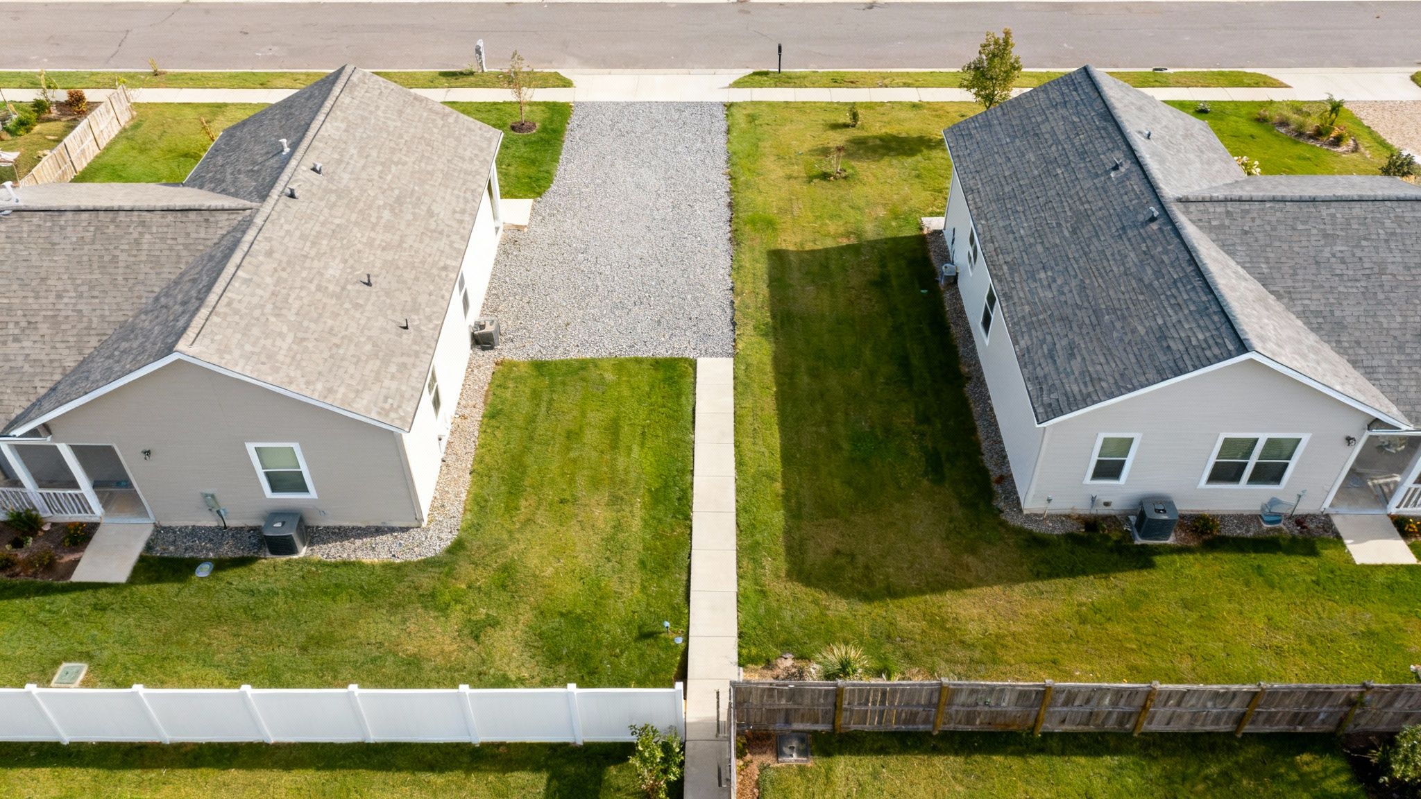 A path cutting through a green, wooded area, illustrating the concept of a right of way