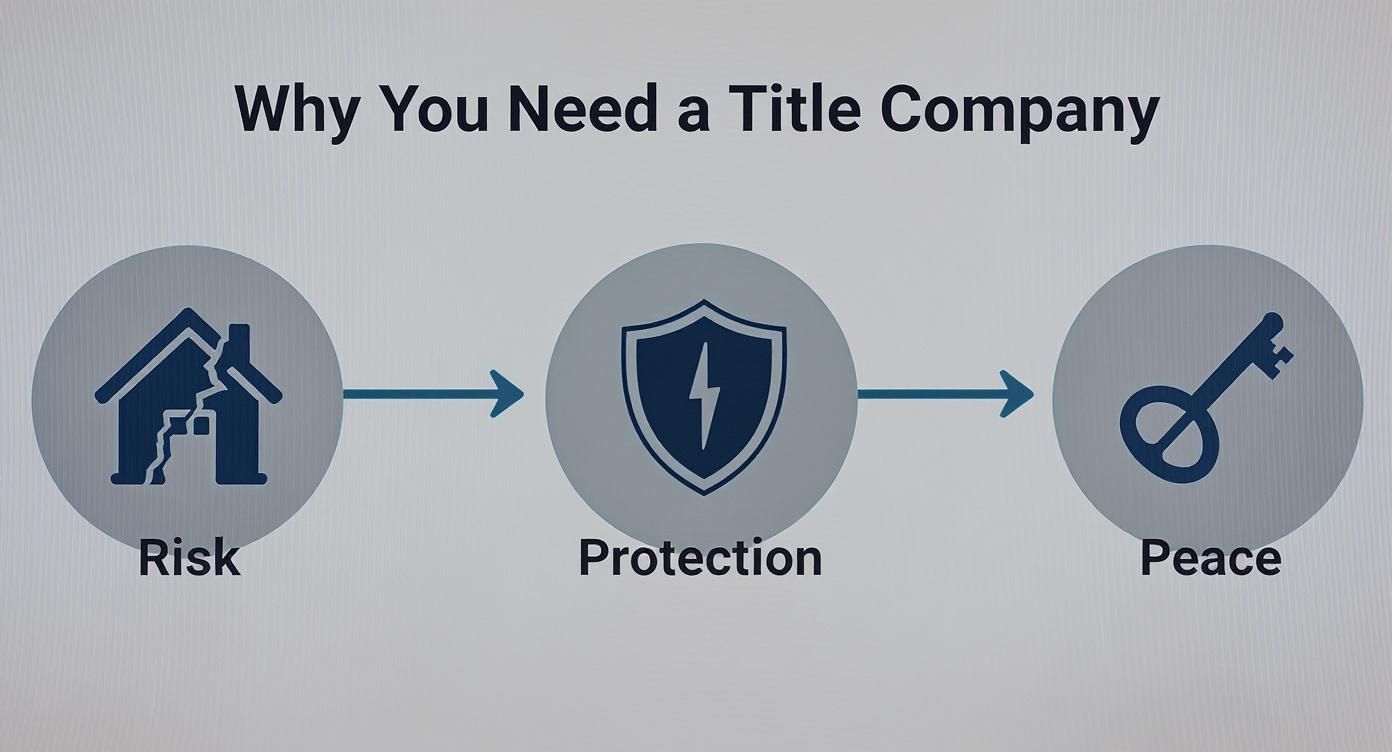 Infographic about what is a title company