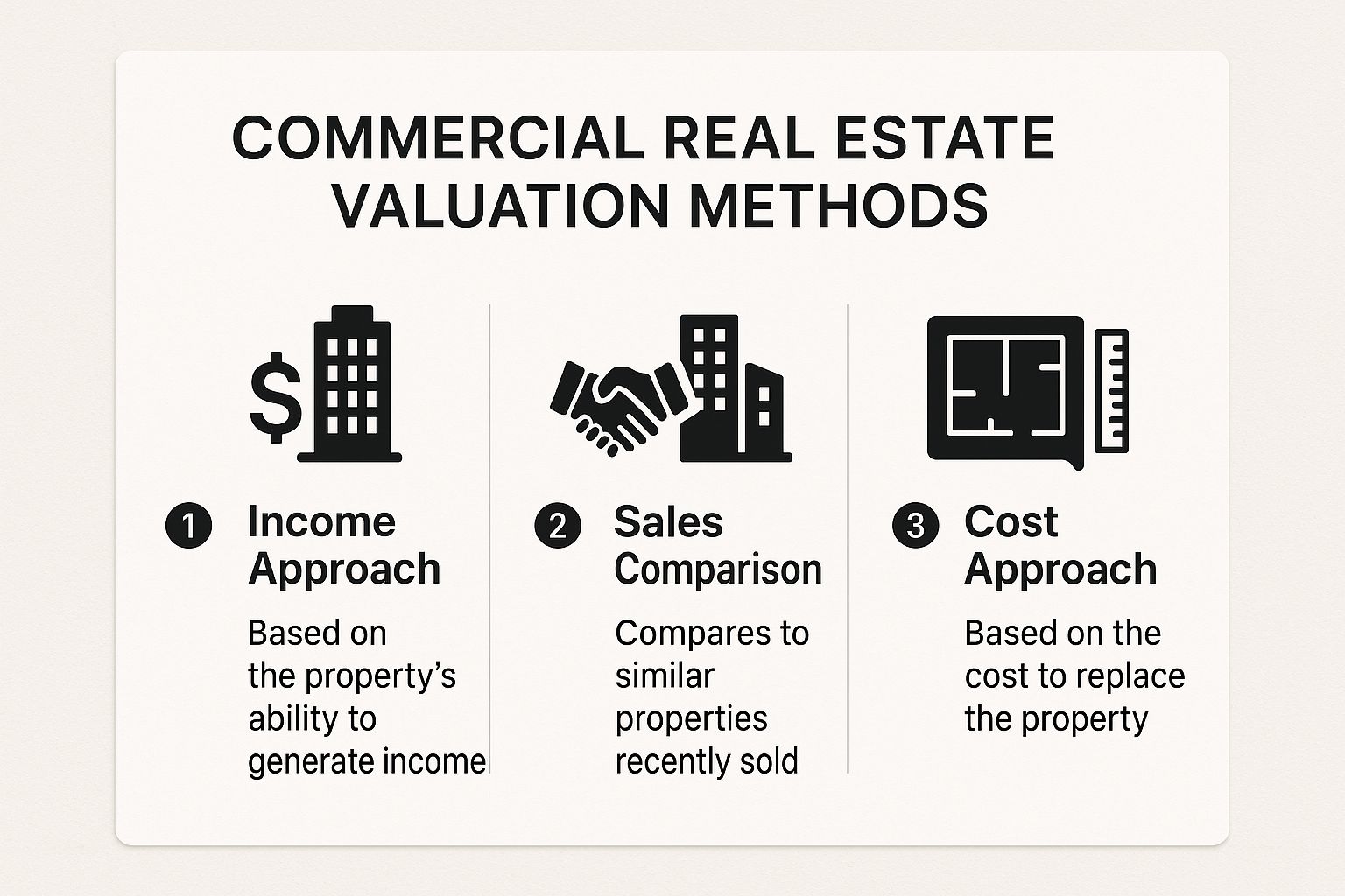 Infographic showing key data about Commercial Real Estate Appraisal Report (Narrative Format)