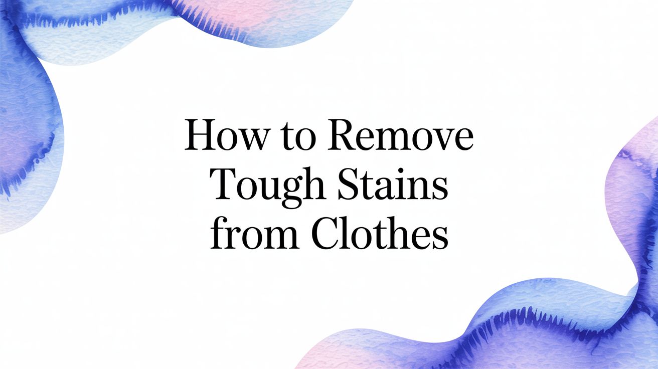 How to Remove Tough Stains from Clothes: A Phoenix Guide