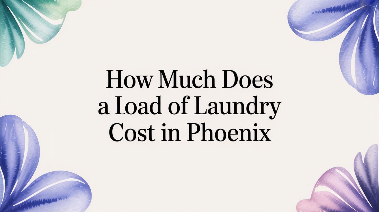How Much Does a Load of Laundry Cost in Phoenix, AZ