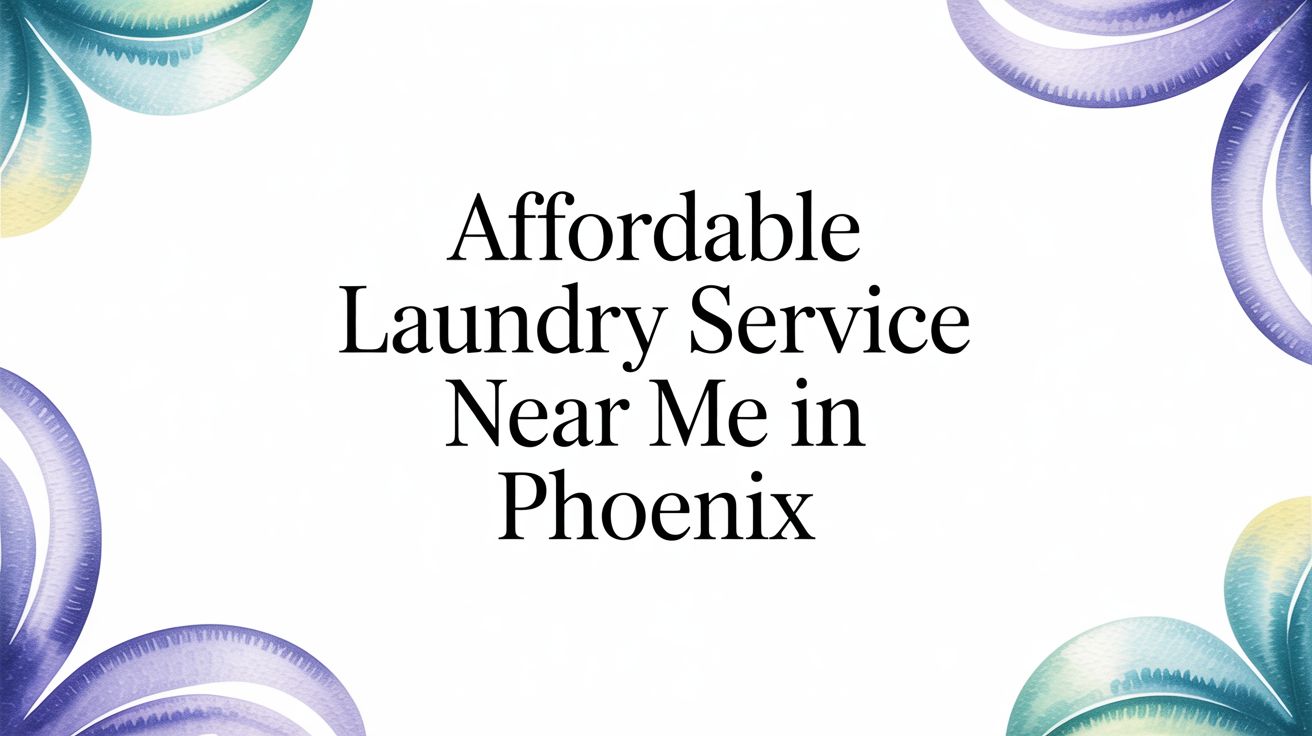Laundry Pickup and Delivery in Phoenix, AZ