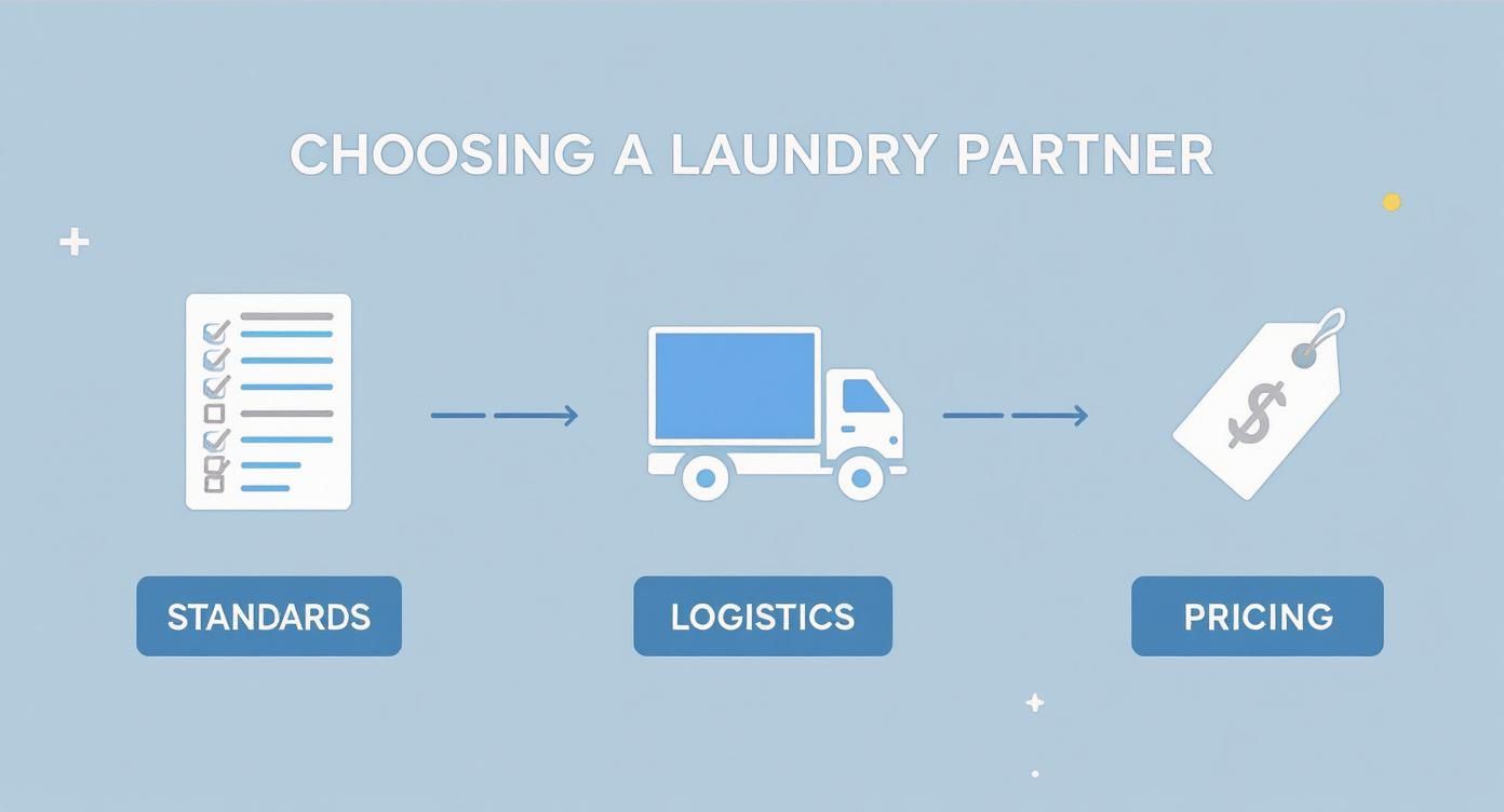 Infographic about motel linen service