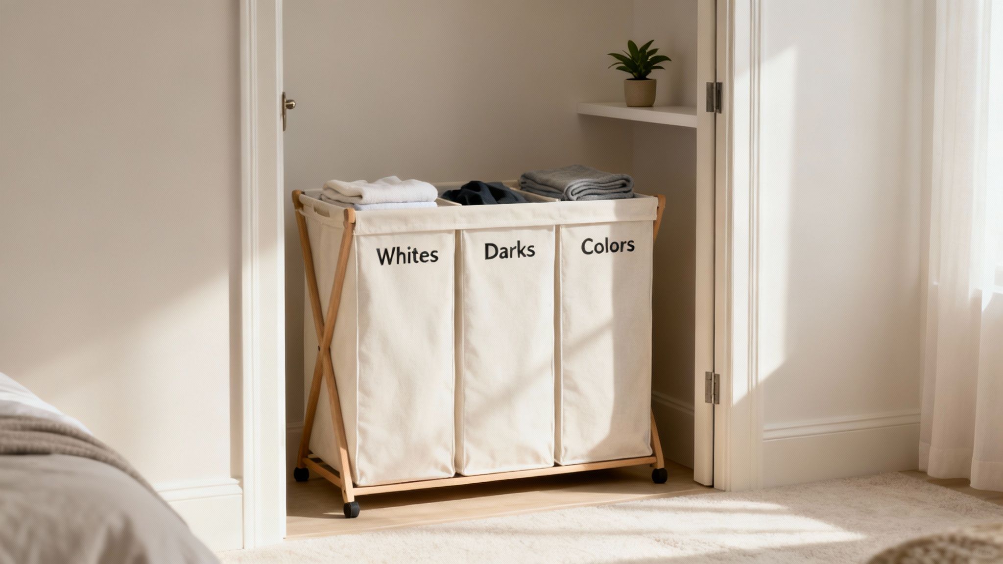 1. The Pre-Sort System: Eliminate Laundry Day Decision Fatigue