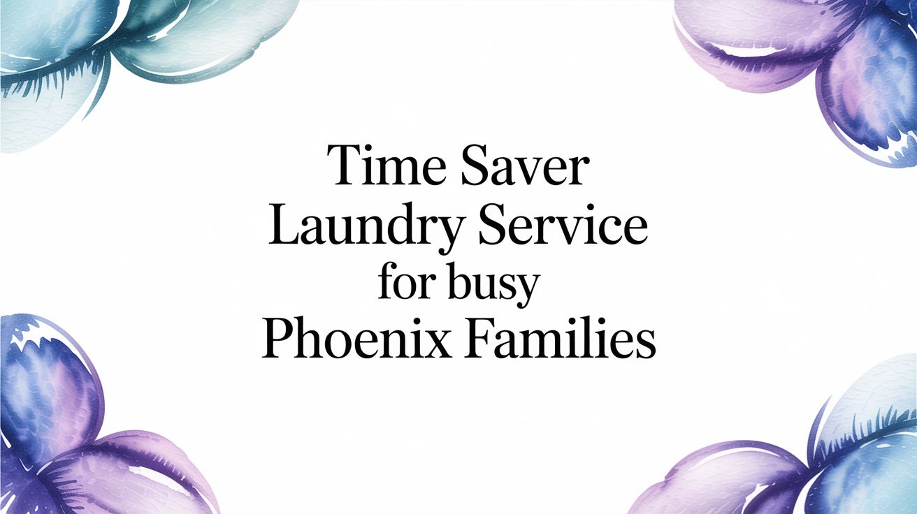 Time Saver Laundry Service for Busy Phoenix Families