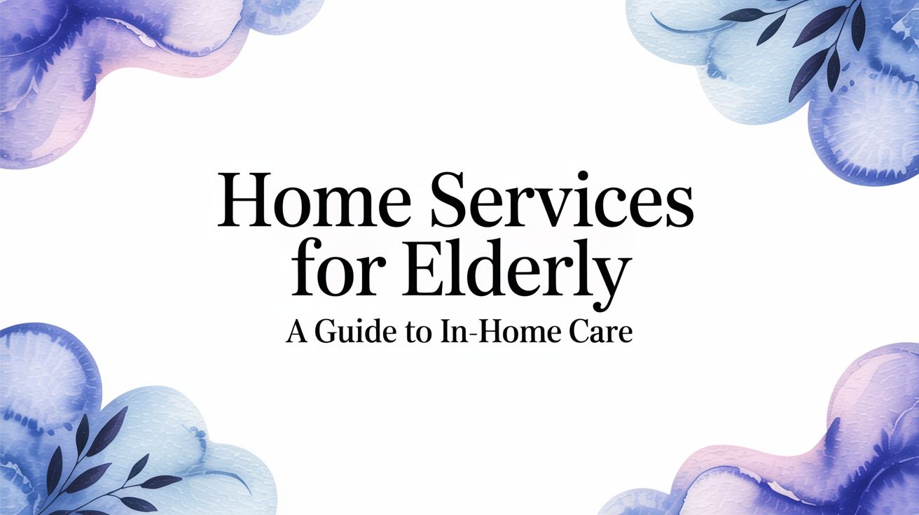 Home Services for Elderly: A Guide to Supporting Independence