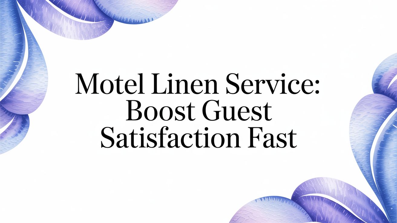 Motel Linen Service in Phoenix: Boost Guest Satisfaction Fast