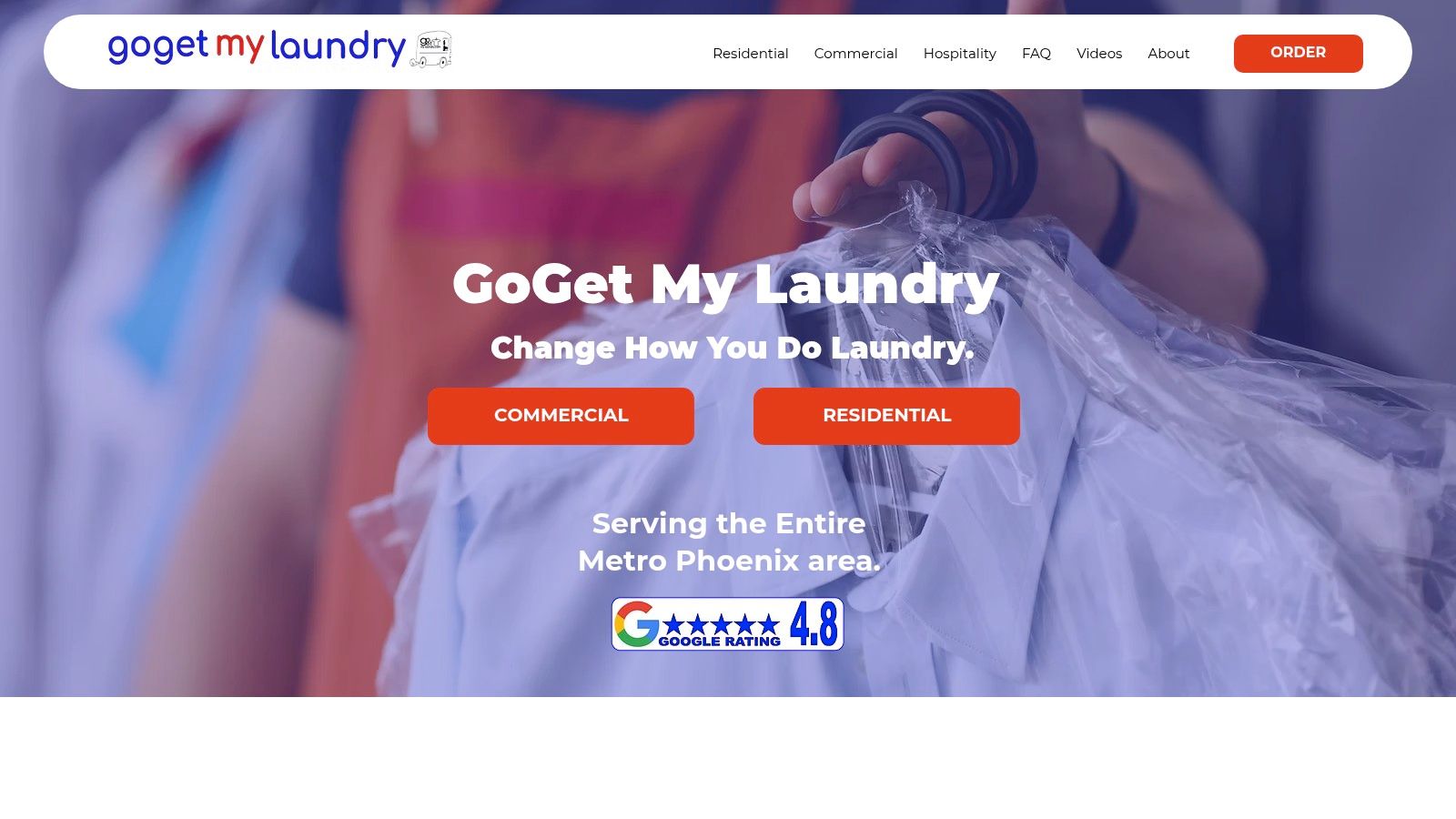 A neatly folded stack of clean laundry ready for delivery by GoGet My Laundry