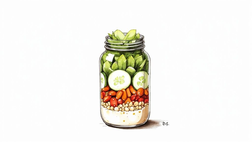 Mason Jar Salads