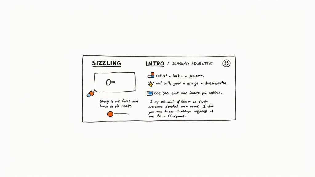 A close-up of a sizzling pan of tacos, with fresh cilantro and lime wedges nearby.