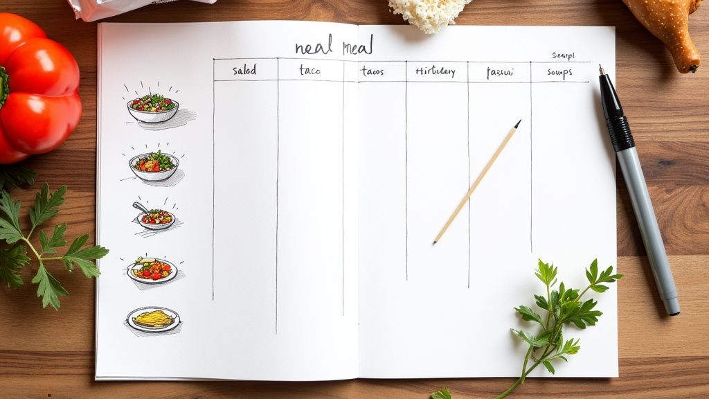 How to Plan Weekly Meals You’ll Actually Use