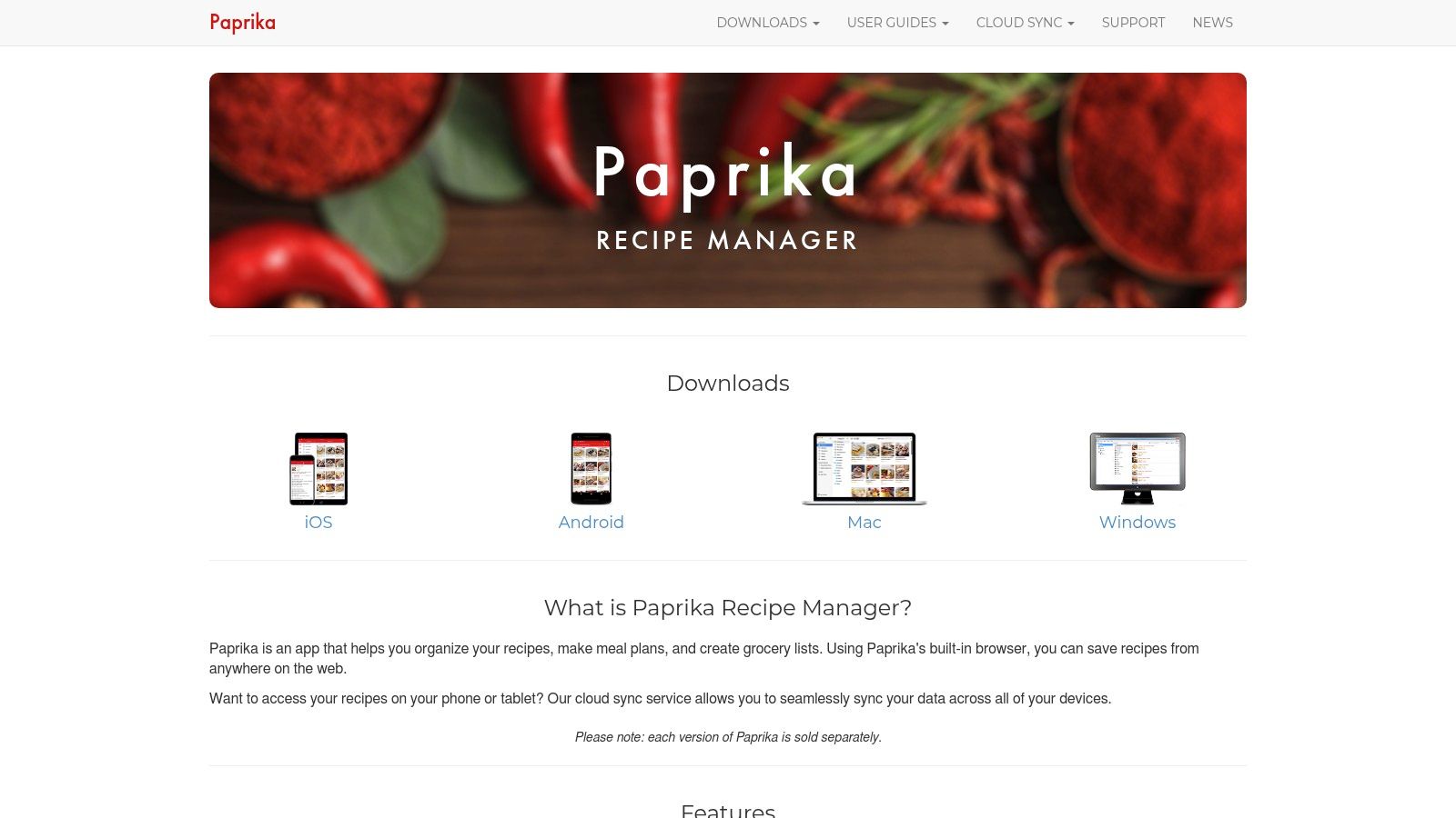 Paprika Recipe Manager