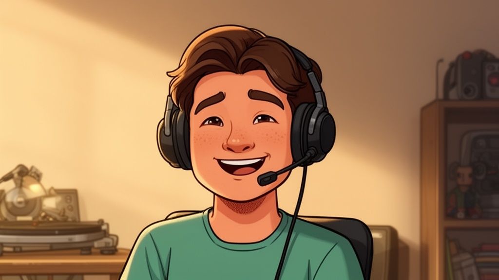 examples of good headshots animated gamer
