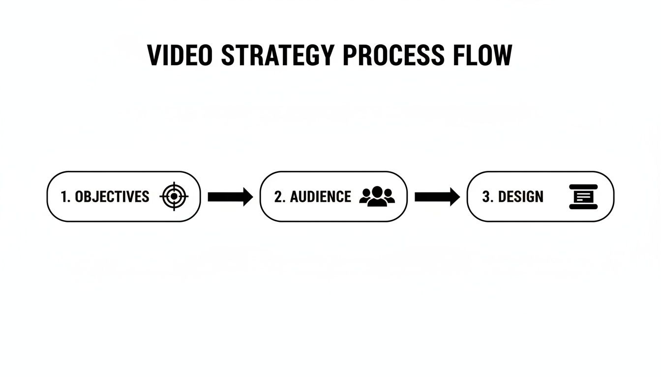 producing a training video process flow