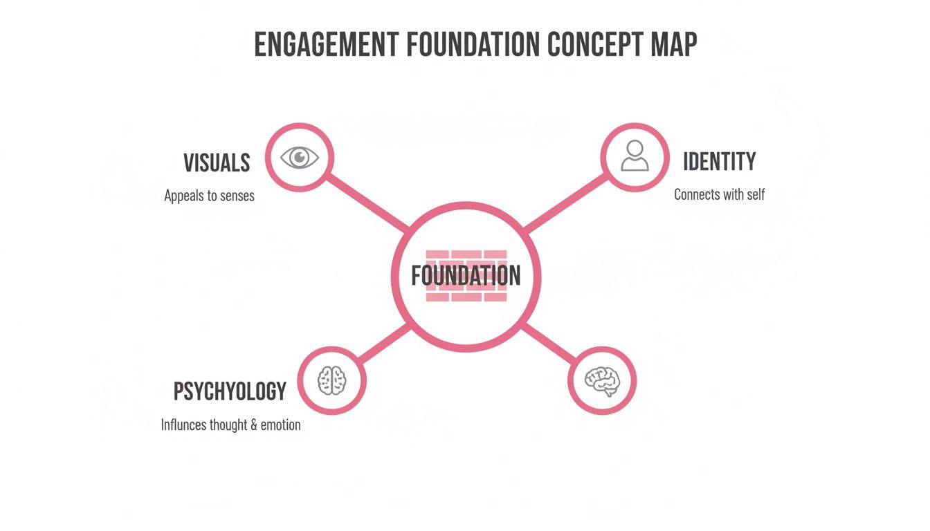 increasing social media engagement concept map