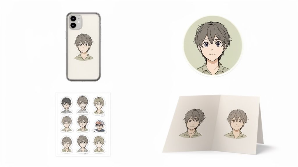 make my photo anime anime products