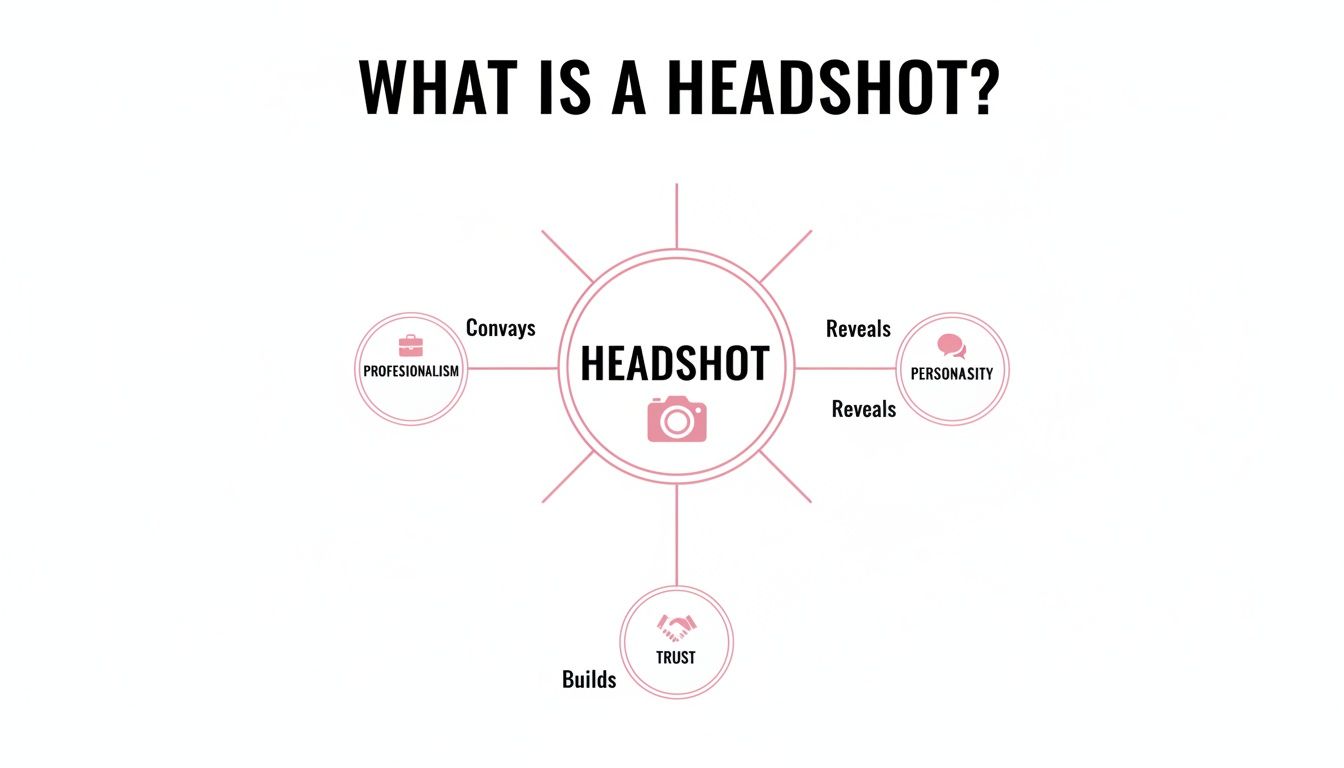 what is headshot photo headshot diagram