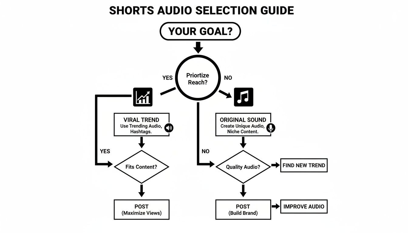 how to add music to youtube shorts audio guide